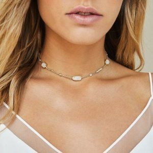Kendra Scott Pink Quartz Necklace